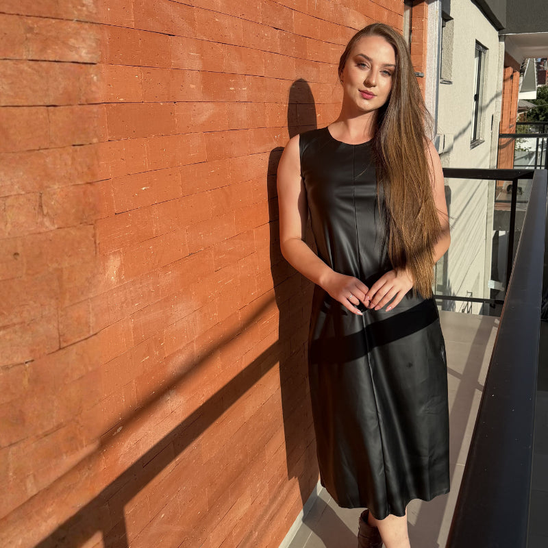 Vestido - Couro Longuete