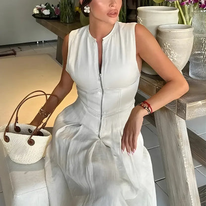 Vestido - Gola Redonda