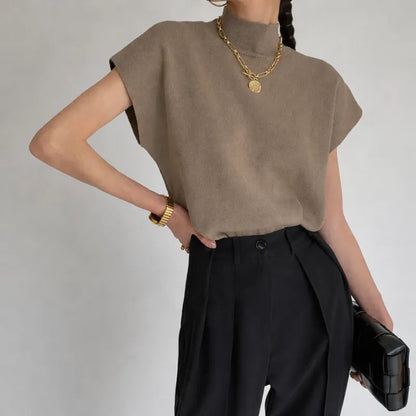 Blusa - Tricô Gola Alta