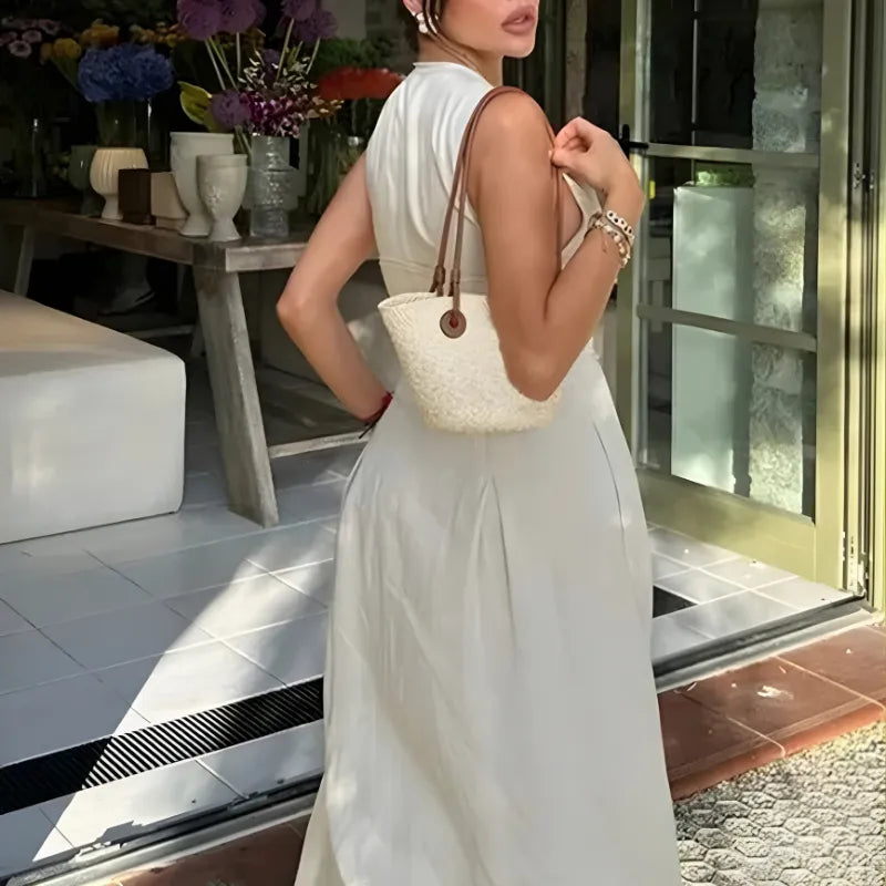 Vestido - Gola Redonda