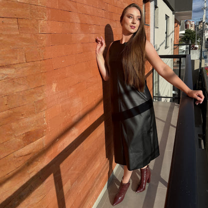 Vestido - Couro Longuete