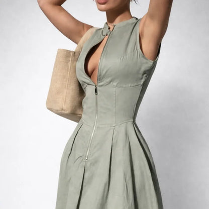 Vestido - Gola Redonda