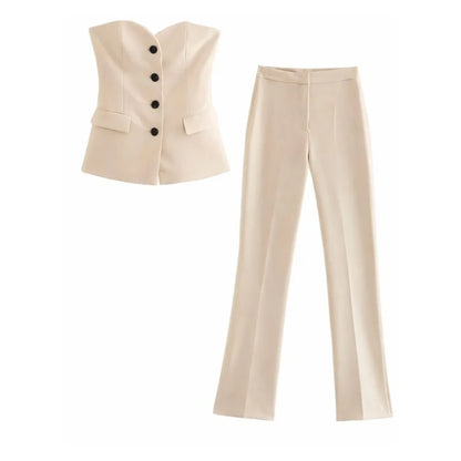Conjunto - Tomara que Caia & Calça Cintura Alta