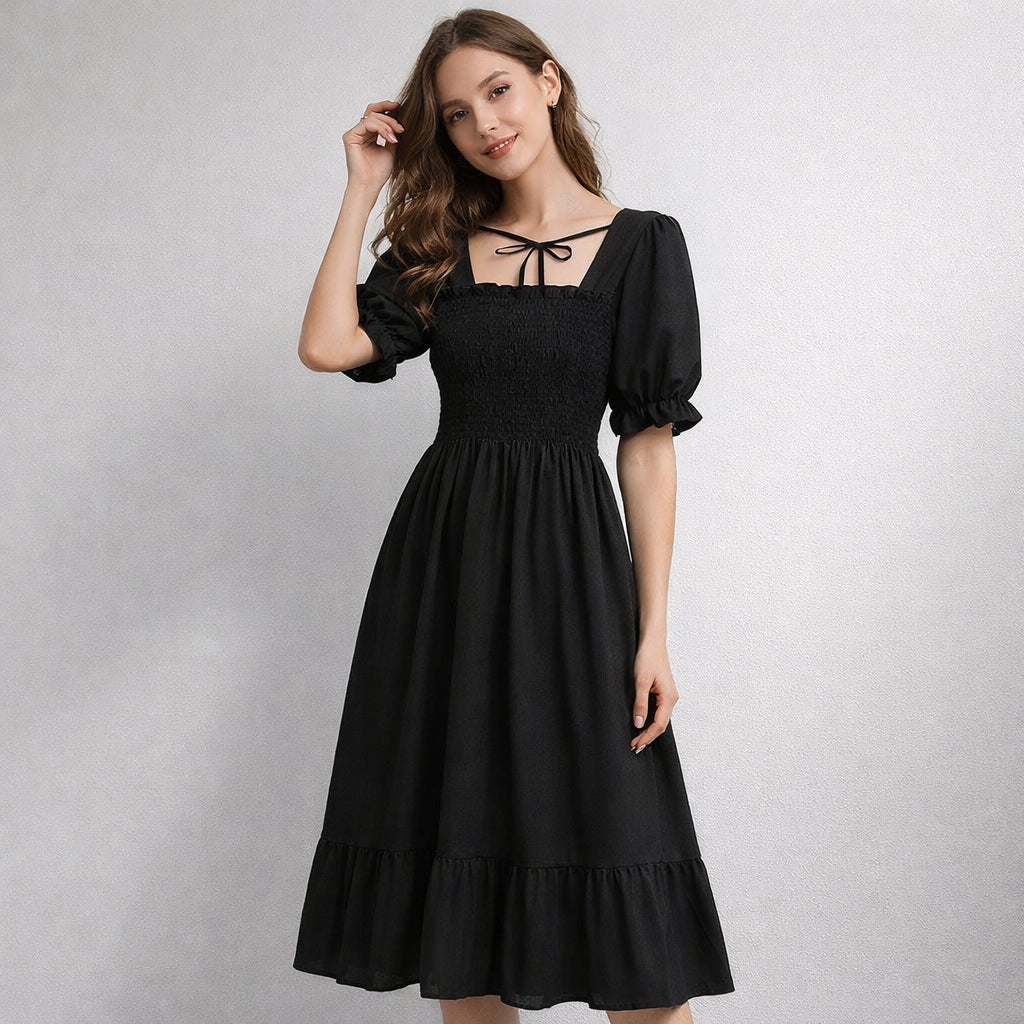 Vestido - Floral em Chiffon (Tamanho Único)