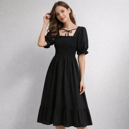 Vestido - Floral em Chiffon (Tamanho Único)