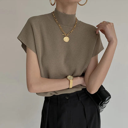 Blusa - Tricô Gola Alta