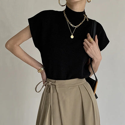 Blusa - Tricô Gola Alta